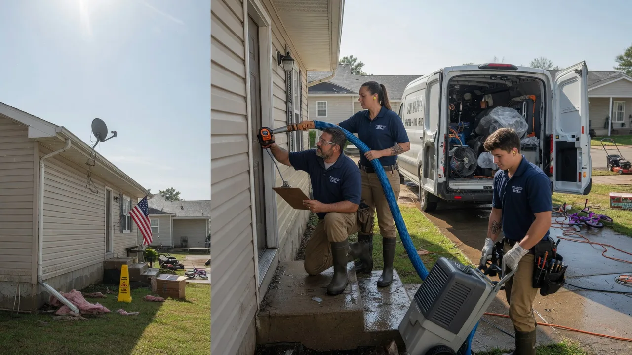 Ceiling Water Damage Restoration in Elmore, OH near me